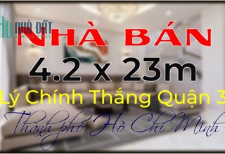 Top nhà vị trị đẹp 4.2 x 23m Lý Chính Thắng Quận 3 trung tâm Sài Gòn